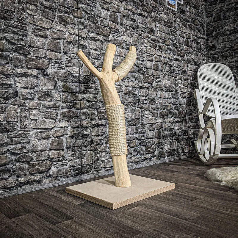 Kratzstamm 2552 Natur Holz Design Kratzbaum 100 cm hoch Naturkratzbaum