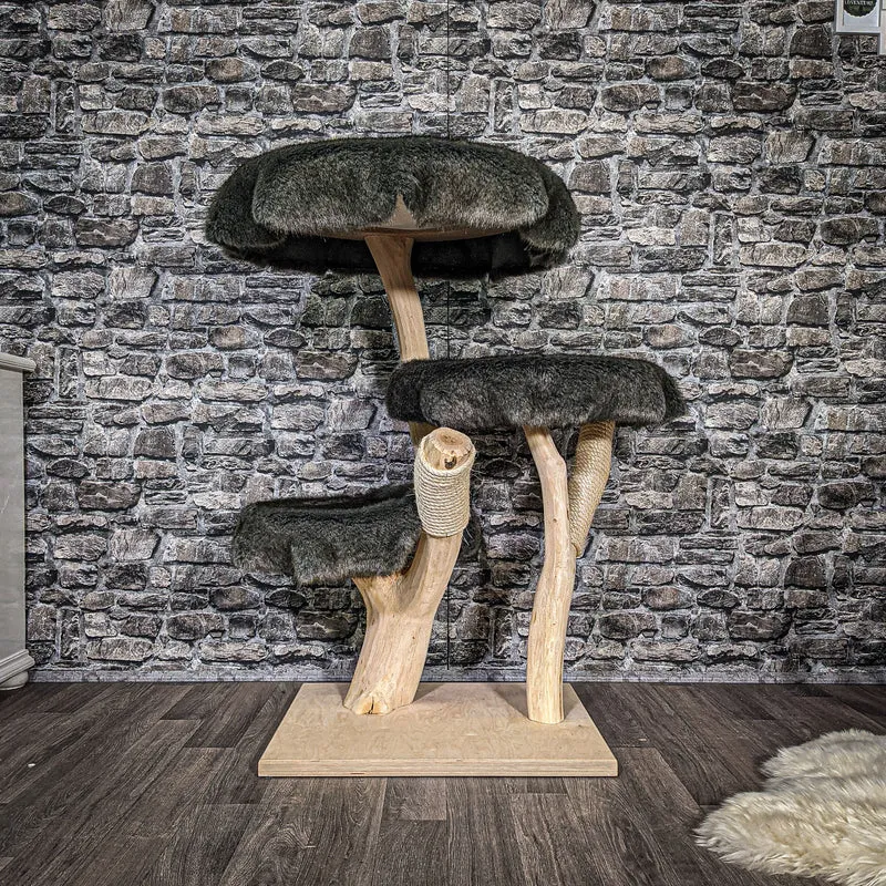 Naturkratzbaum 2539 Kratzbaum Natur Holz Design 105 cm hoch