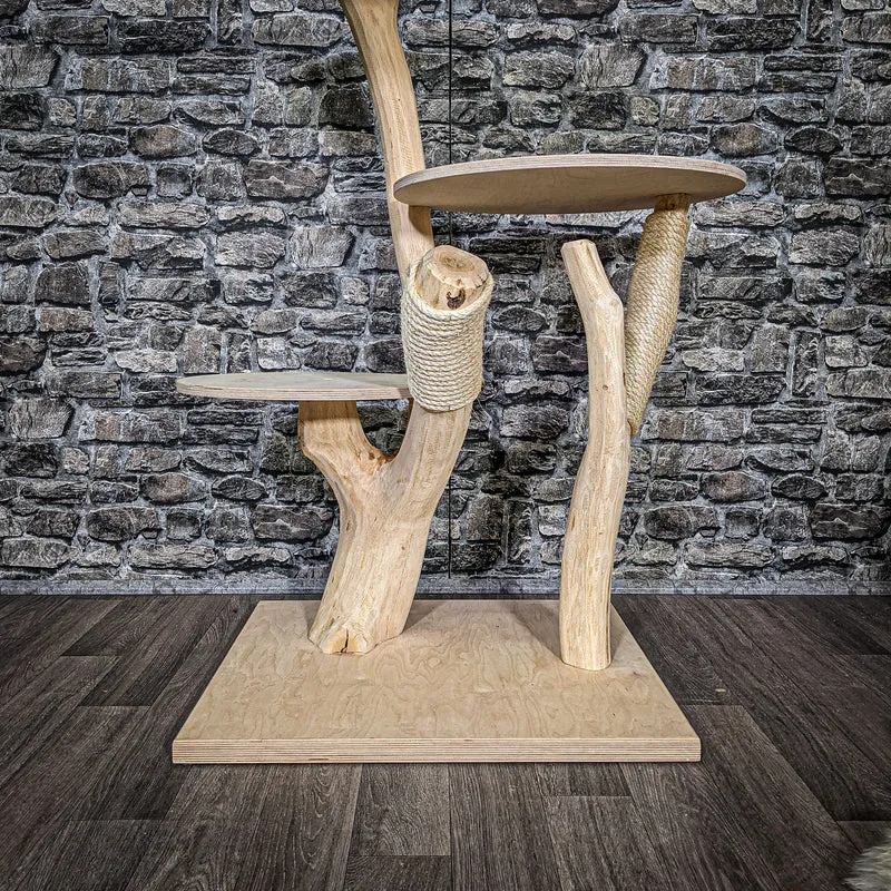 Naturkratzbaum 2539 Kratzbaum Natur Holz Design 105 cm hoch