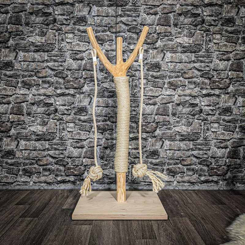 Kratzstamm 2536 Natur Holz Design Kratzbaum 100 cm hoch Naturkratzbaum