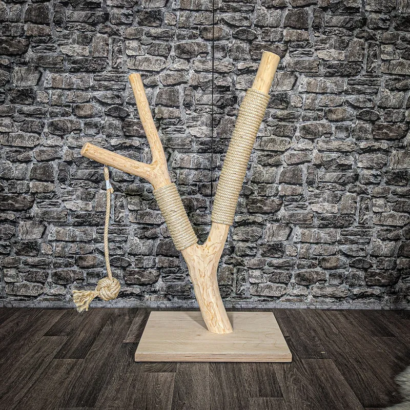 Kratzstamm 2535 Natur Holz Design Kratzbaum 100 cm hoch Naturkratzbaum