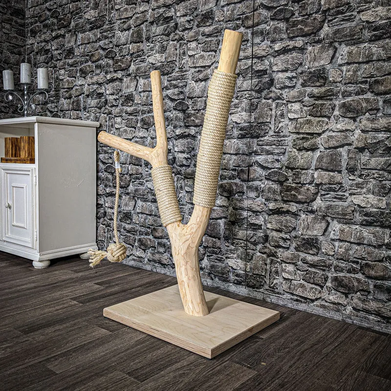Kratzstamm 2535 Natur Holz Design Kratzbaum 100 cm hoch Naturkratzbaum