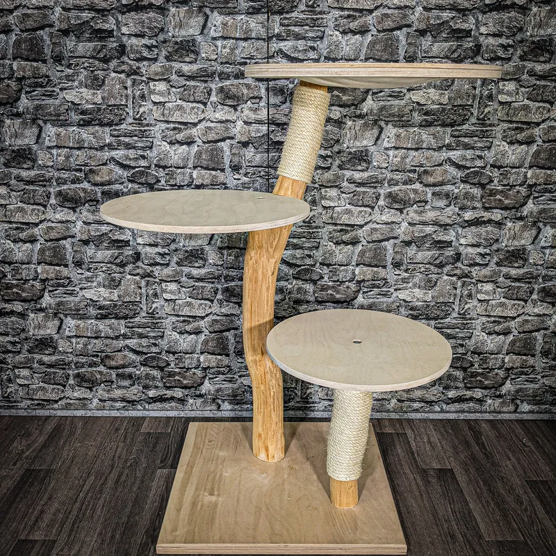 Naturkratzbaum 2483 Kratzbaum Natur Holz Design 115 cm hoch