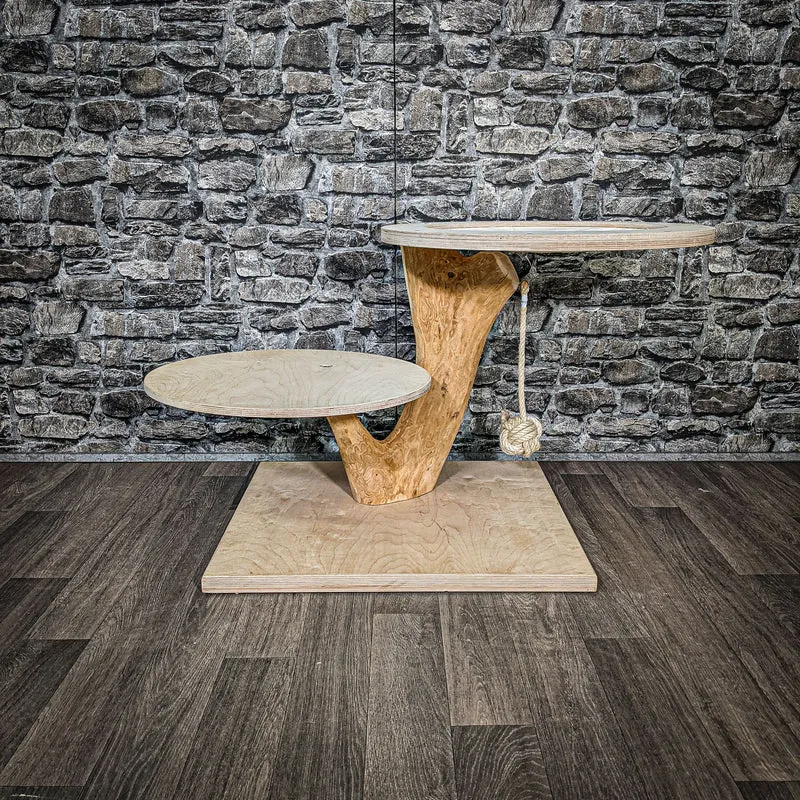 Naturkratzbaum 2474 Kratzbaum Natur Holz Design 55 cm hoch