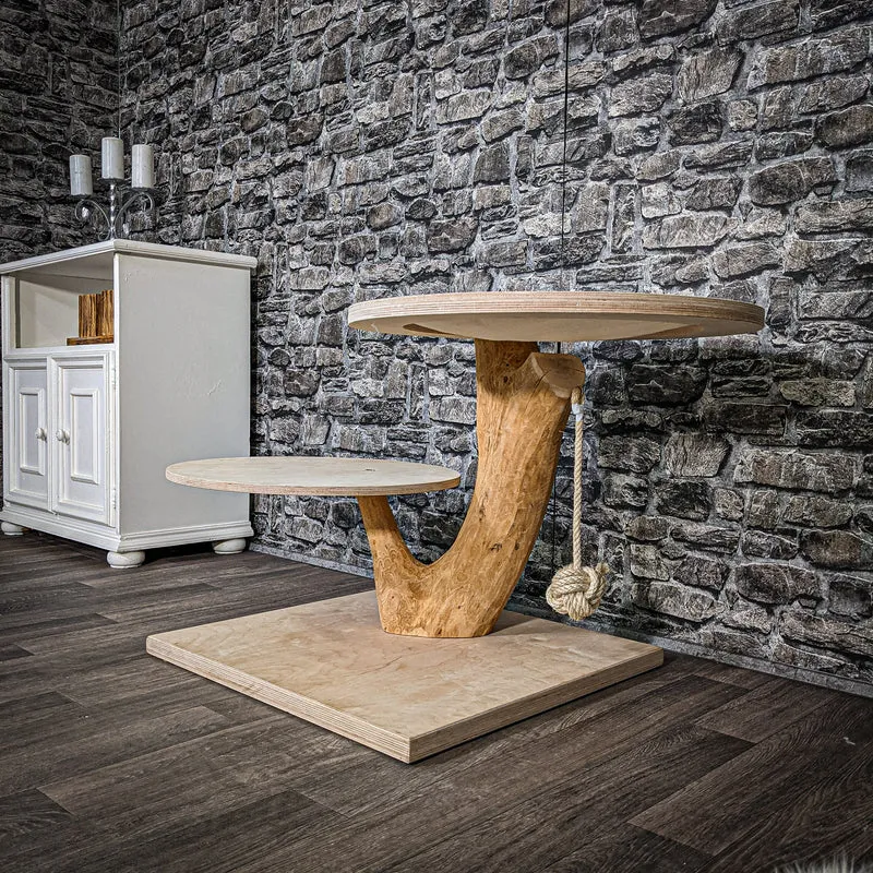 Naturkratzbaum 2474 Kratzbaum Natur Holz Design 55 cm hoch