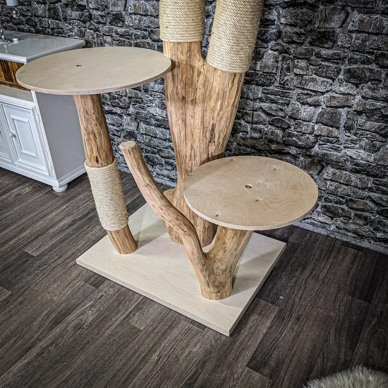 Naturkratzbaum 2289 Kratzbaum Natur Holz Design 175 cm hoch