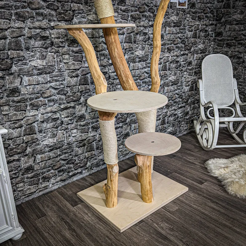 Naturkratzbaum 2288 Kratzbaum Natur Holz Design 215 cm hoch