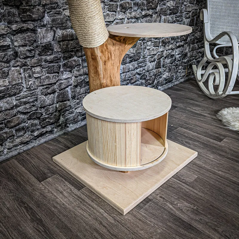 Naturkratzbaum 2287 Kratzbaum Natur Holz Design 105 cm hoch
