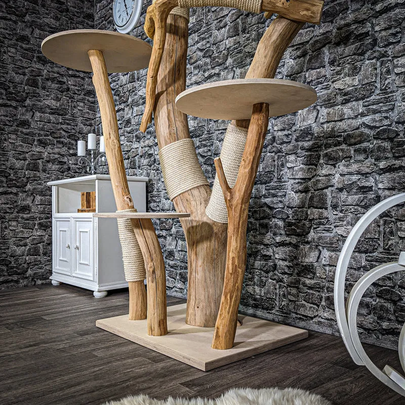 Naturkratzbaum 2267 Kratzbaum Natur Holz Design 190 cm hoch