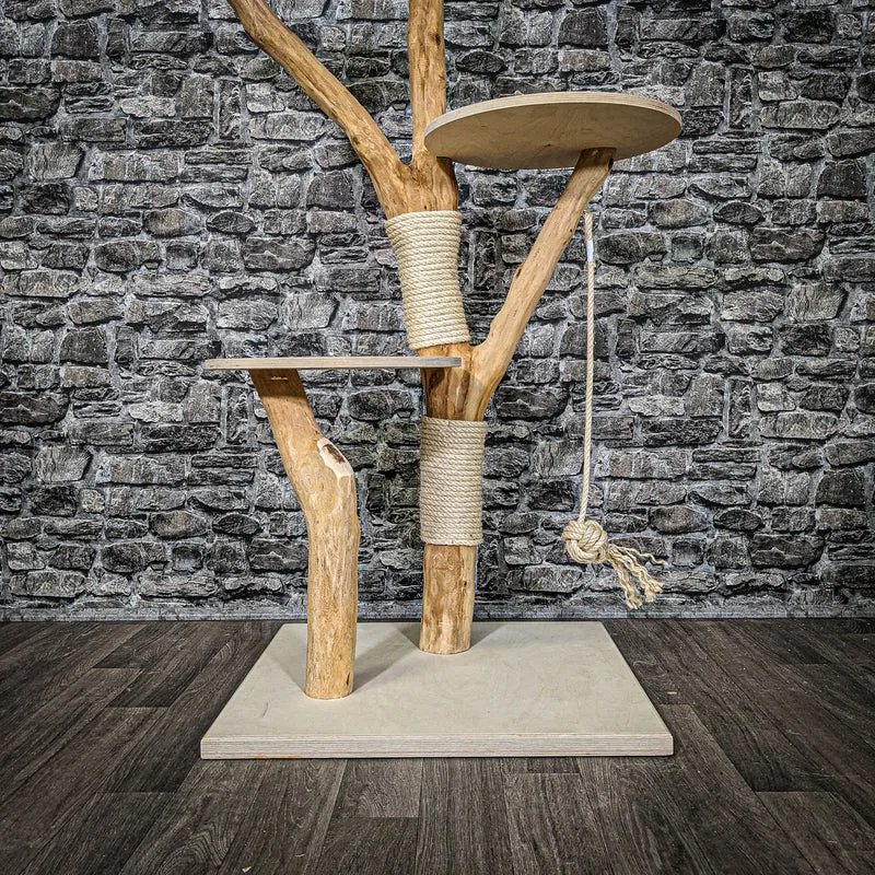 Naturkratzbaum 2254 Kratzbaum Natur Holz Design 160 cm hoch