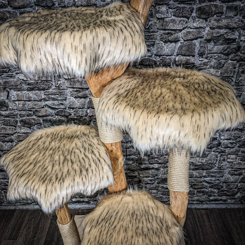 Naturkratzbaum 2253 Kratzbaum Natur Holz Design 170 cm hoch