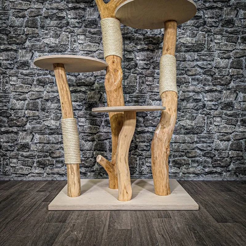 Naturkratzbaum 2253 Kratzbaum Natur Holz Design 170 cm hoch
