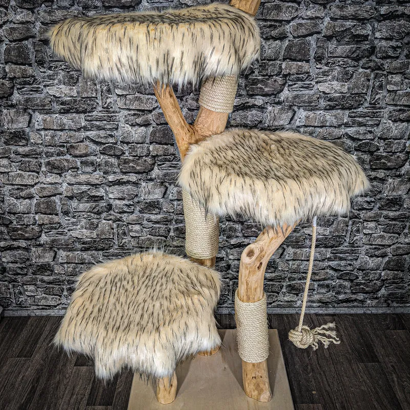 Naturkratzbaum 2252 Kratzbaum Natur Holz Design 170 cm hoch