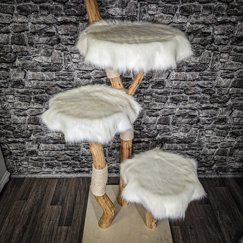Naturkratzbaum 2251 Kratzbaum Natur Holz Design 170 cm hoch