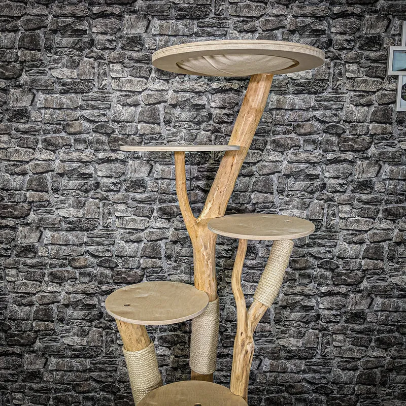 Naturkratzbaum 2255 Kratzbaum Natur Holz Design 170 cm hoch