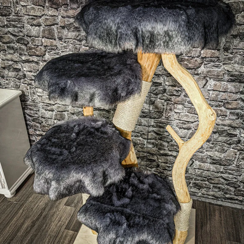 Naturkratzbaum 2256 Kratzbaum Natur Holz Design 170 cm hoch