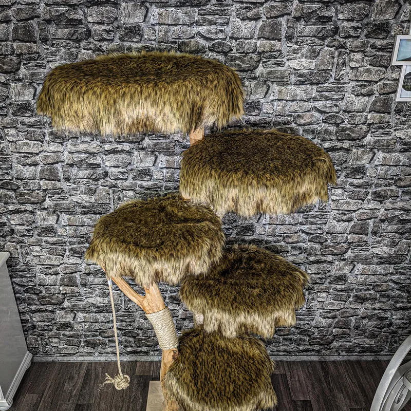 Naturkratzbaum 2246 Kratzbaum Natur Holz Design 175 cm hoch