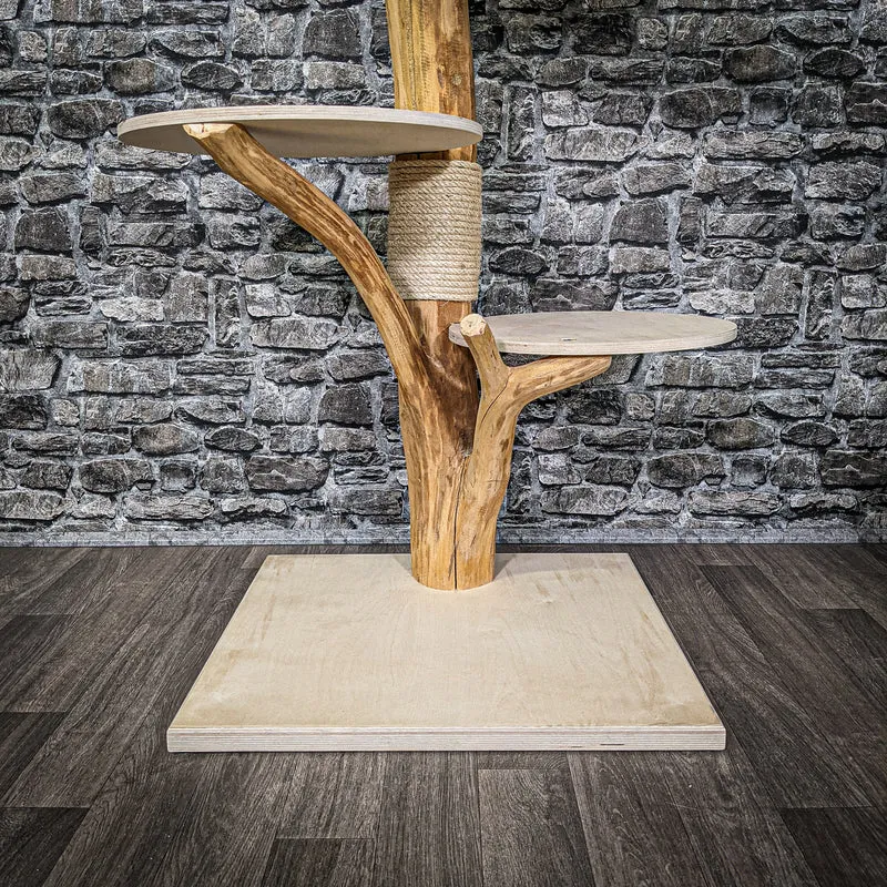 Naturkratzbaum 2238 Kratzbaum Natur Holz Design 100 cm hoch