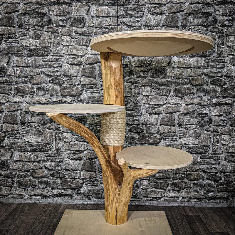 Naturkratzbaum 2238 Kratzbaum Natur Holz Design 100 cm hoch