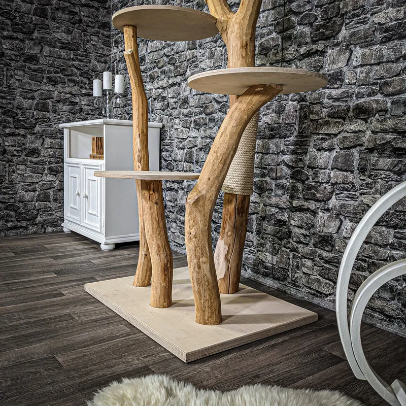 Naturkratzbaum 2234 Kratzbaum Natur Holz Design 175 cm hoch
