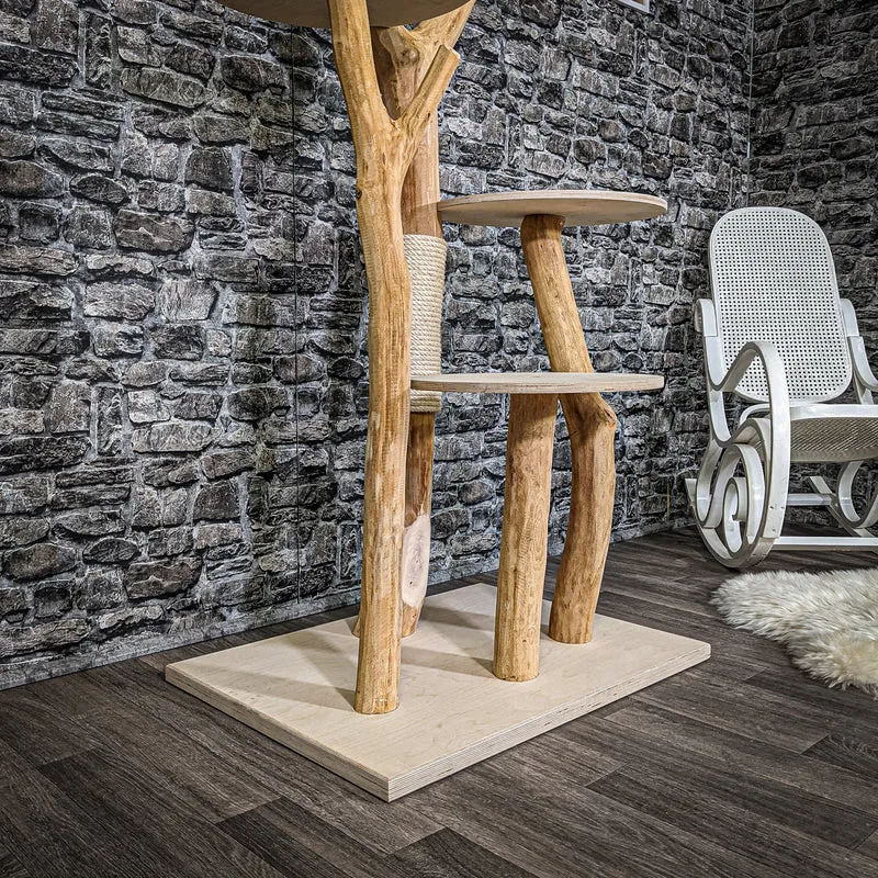 Naturkratzbaum 2234 Kratzbaum Natur Holz Design 175 cm hoch