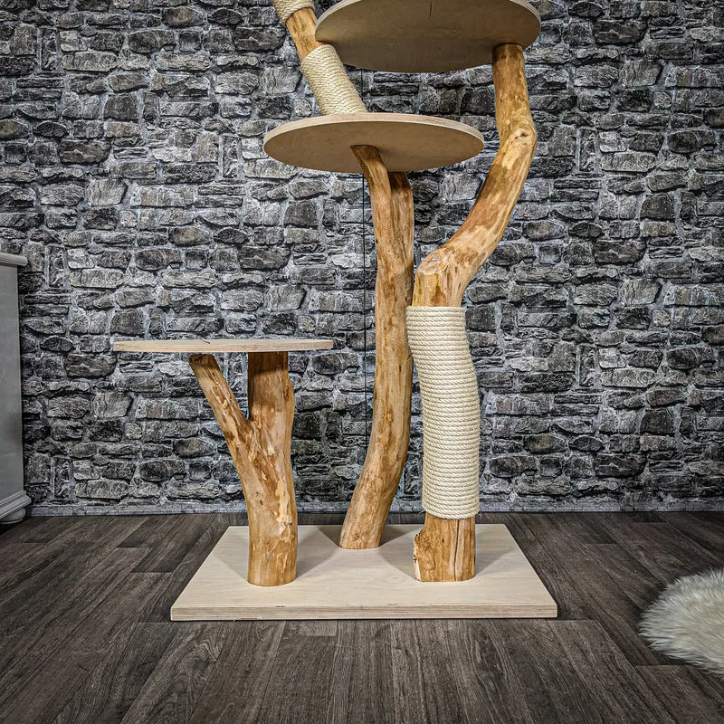 Naturkratzbaum 2224 Kratzbaum Natur Holz Design 170 cm hoch