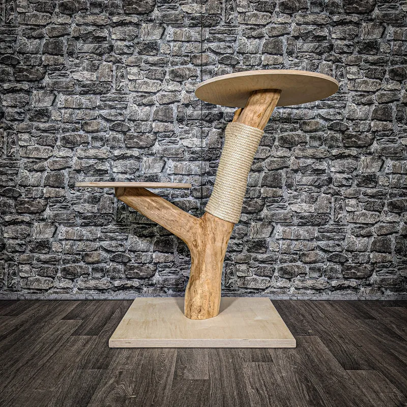 Naturkratzbaum 2439 Kratzbaum Natur Holz Design 92 cm hoch
