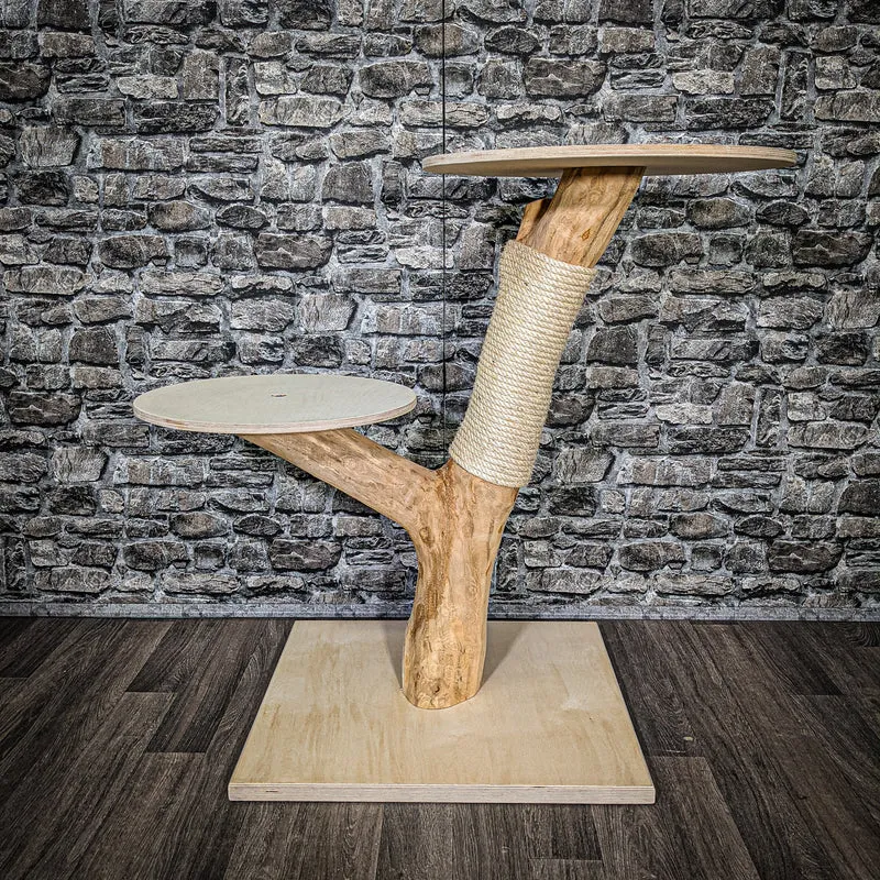 Naturkratzbaum 2439 Kratzbaum Natur Holz Design 92 cm hoch