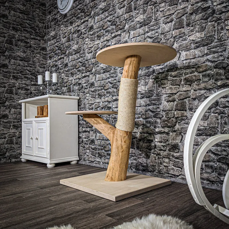 Naturkratzbaum 2439 Kratzbaum Natur Holz Design 92 cm hoch
