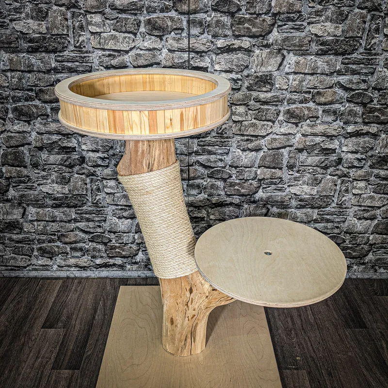 Naturkratzbaum 2465 Kratzbaum Natur Holz Design 90 cm hoch
