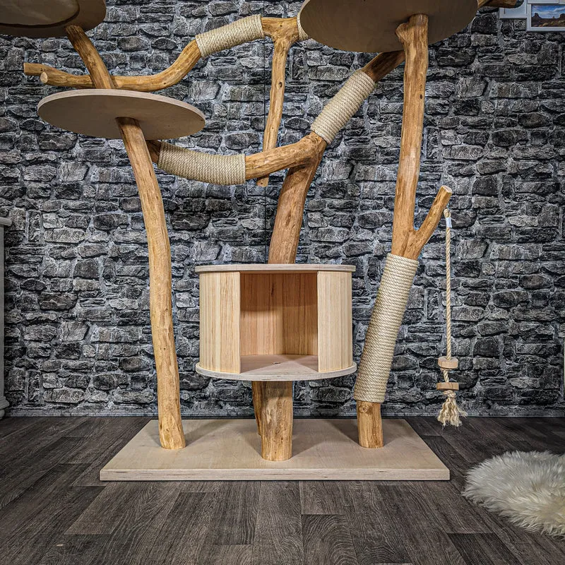 Naturkratzbaum 2212 Kratzbaum Natur Holz Design 160 cm hoch