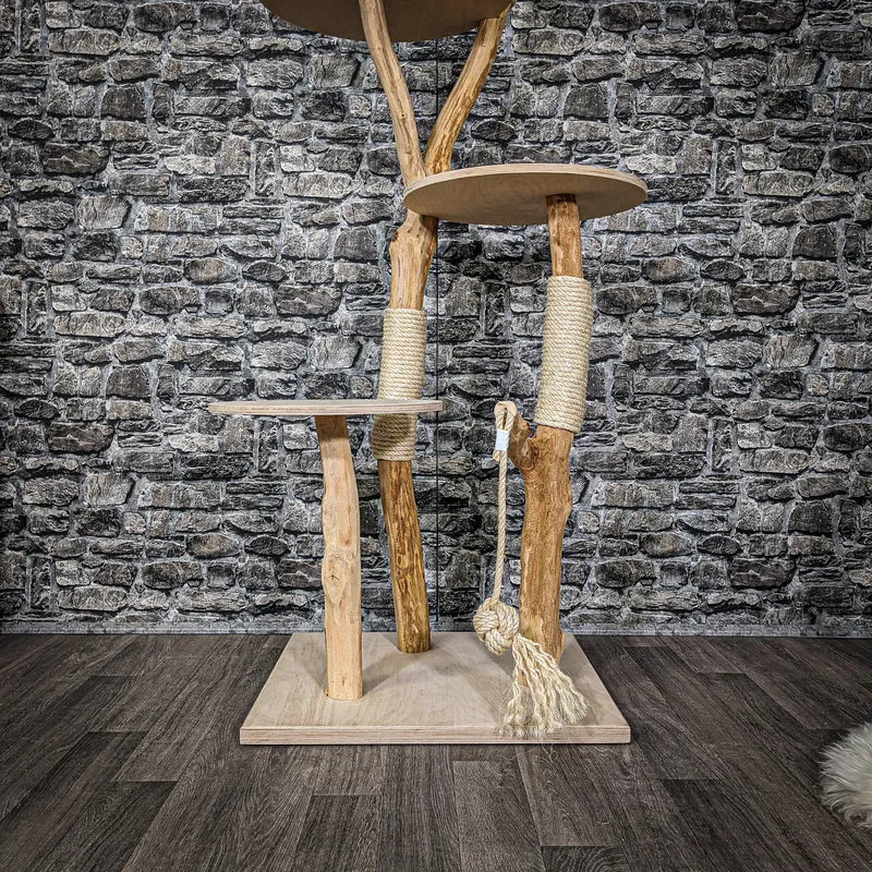 Naturkratzbaum 2211 Kratzbaum Natur Holz Design 175 cm hoch