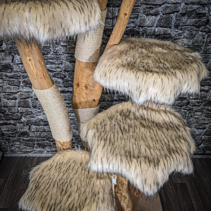 Naturkratzbaum 2210 Kratzbaum Natur Holz Design 205 cm hoch