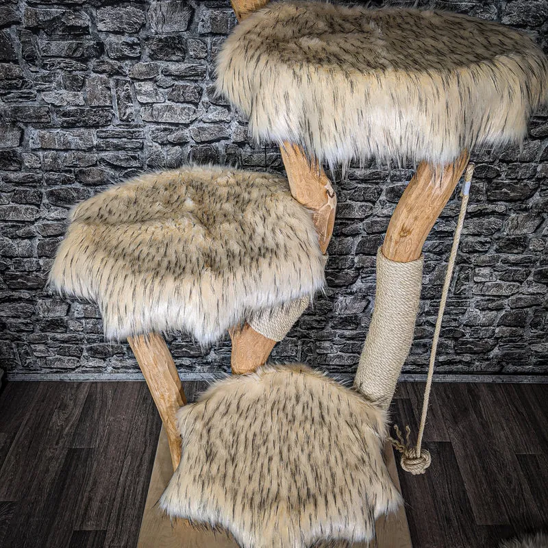 Naturkratzbaum 2208 Kratzbaum Natur Holz Design 170 cm hoch