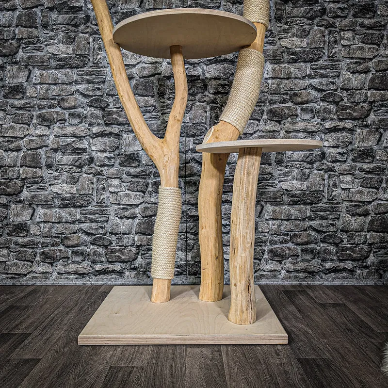 Naturkratzbaum 2204 Kratzbaum Natur Holz Design 175 cm hoch