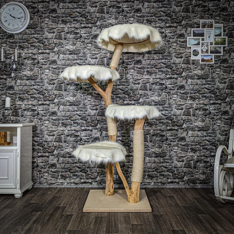 Naturkratzbaum 2192 Kratzbaum Natur Holz Design 175 cm hoch