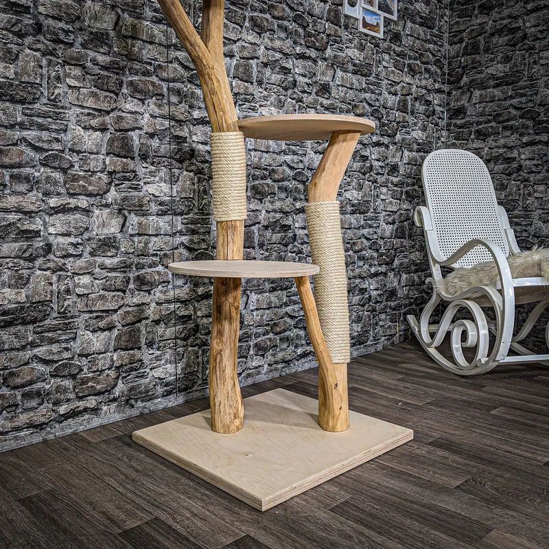 Naturkratzbaum 2192 Kratzbaum Natur Holz Design 175 cm hoch