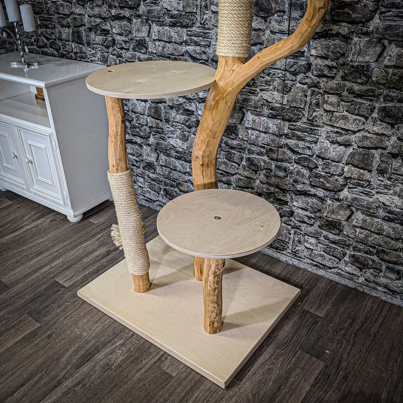 Naturkratzbaum 2190 Kratzbaum Natur Holz Design 175 cm hoch