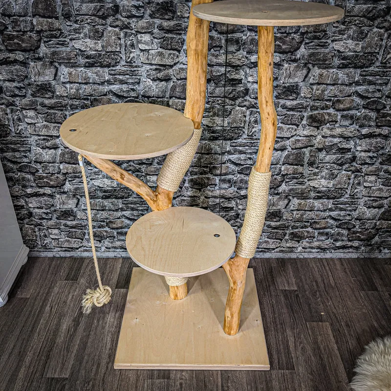 Naturkratzbaum 2189 Kratzbaum Natur Holz Design 160 cm hoch