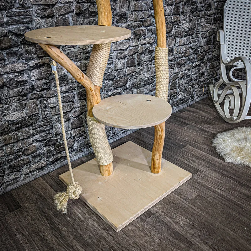 Naturkratzbaum 2189 Kratzbaum Natur Holz Design 160 cm hoch