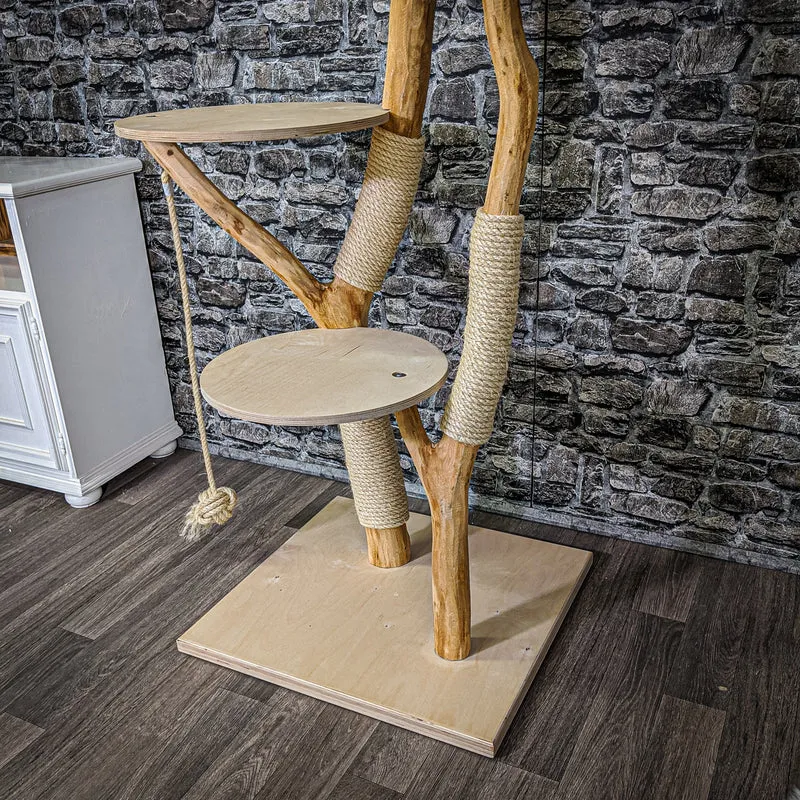 Naturkratzbaum 2189 Kratzbaum Natur Holz Design 160 cm hoch