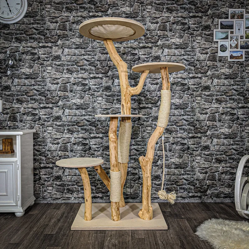 Naturkratzbaum 2176 Kratzbaum Natur Holz Design 170 cm hoch