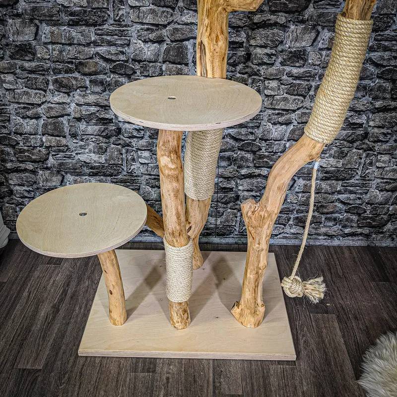 Naturkratzbaum 2176 Kratzbaum Natur Holz Design 170 cm hoch