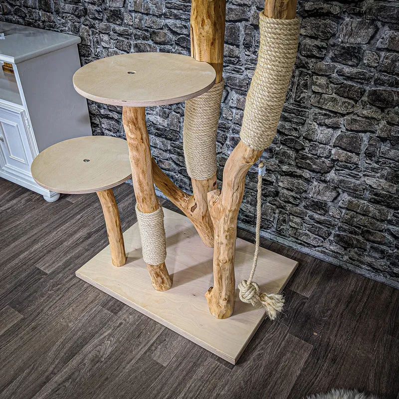 Naturkratzbaum 2176 Kratzbaum Natur Holz Design 170 cm hoch