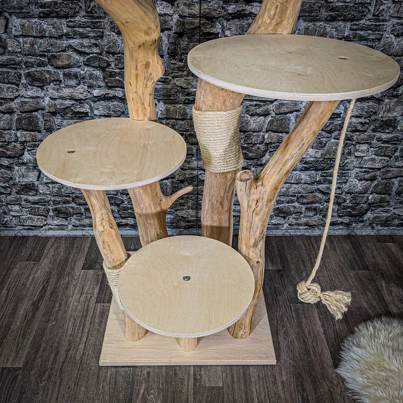 Naturkratzbaum 2175 Kratzbaum Natur Holz Design 165 cm hoch