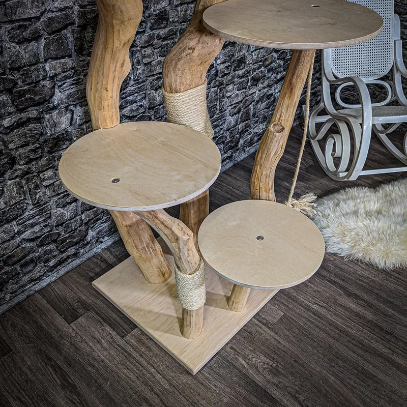 Naturkratzbaum 2175 Kratzbaum Natur Holz Design 165 cm hoch