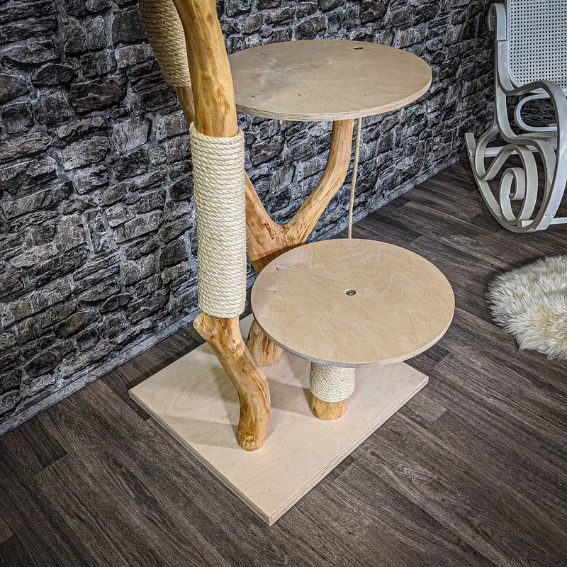Naturkratzbaum 2174 Kratzbaum Natur Holz Design 160 cm hoch