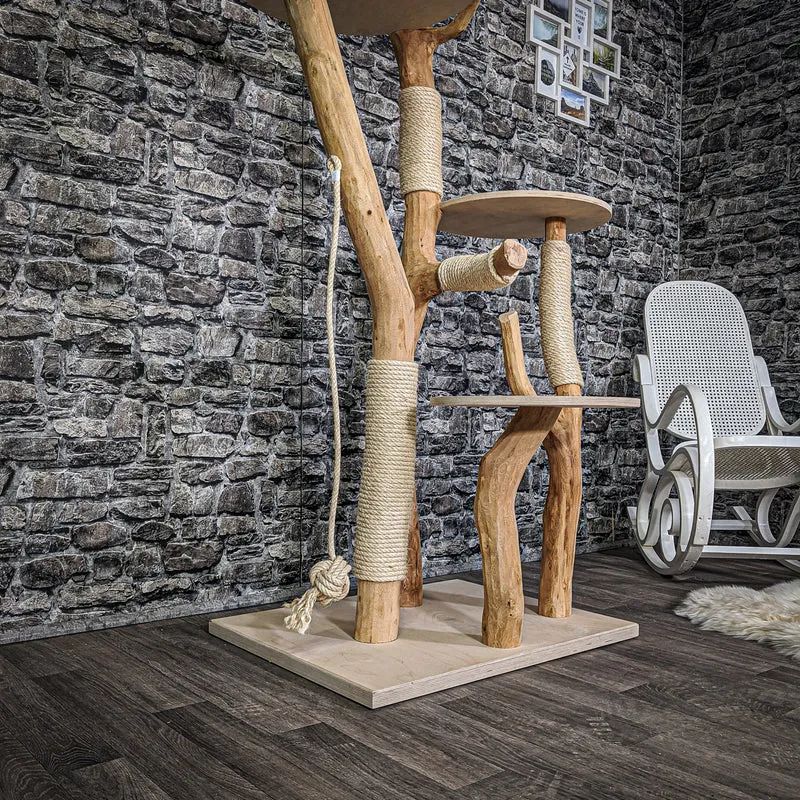 Naturkratzbaum 2163 Kratzbaum Natur Holz Design 180 cm hoch