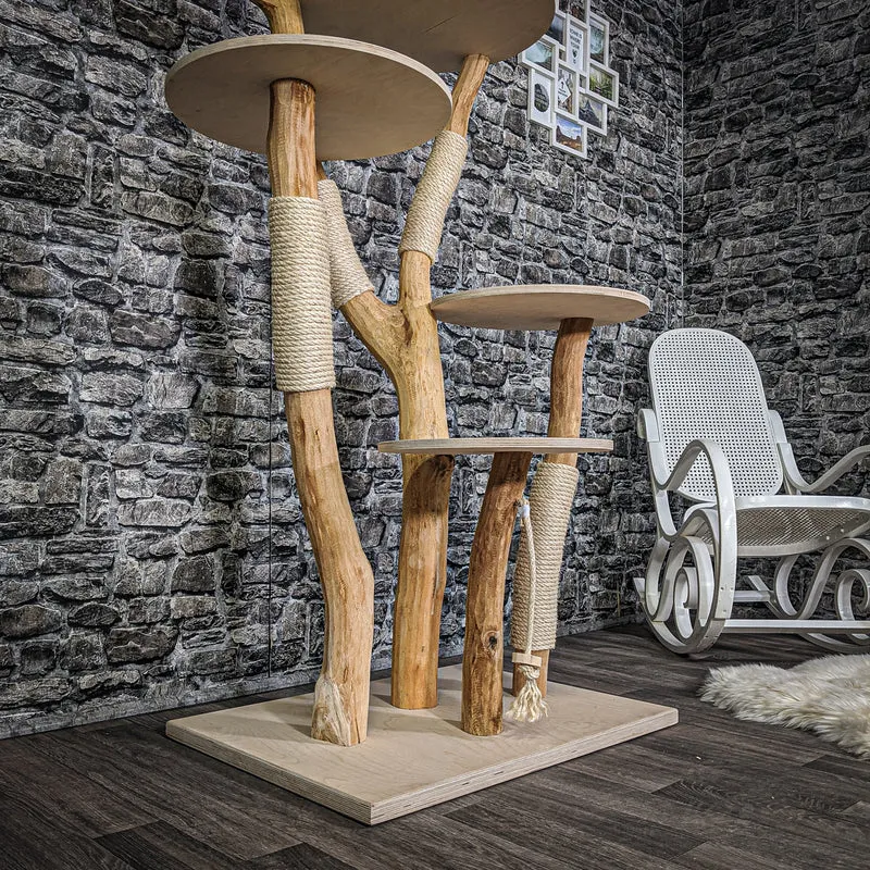 Naturkratzbaum 2157 Kratzbaum Natur Holz Design 175 cm hoch