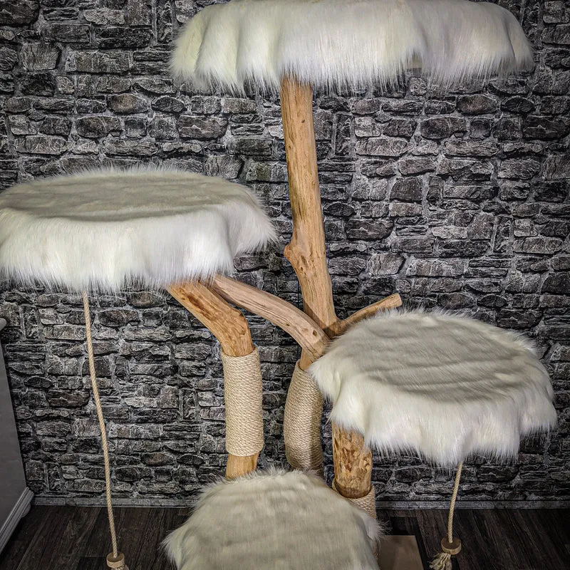 Naturkratzbaum 2154 Kratzbaum Natur Holz Design 170 cm hoch